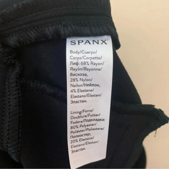 Spanx The Perfect Pant, Slim Straight in Classic Black Size Small - Picture 11 of 12